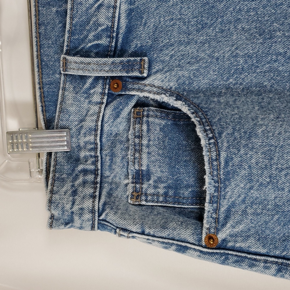 Universal Thread Woman's Medium Wash Denim Maxi Skirt ~ Blue - Picture 8 of 13